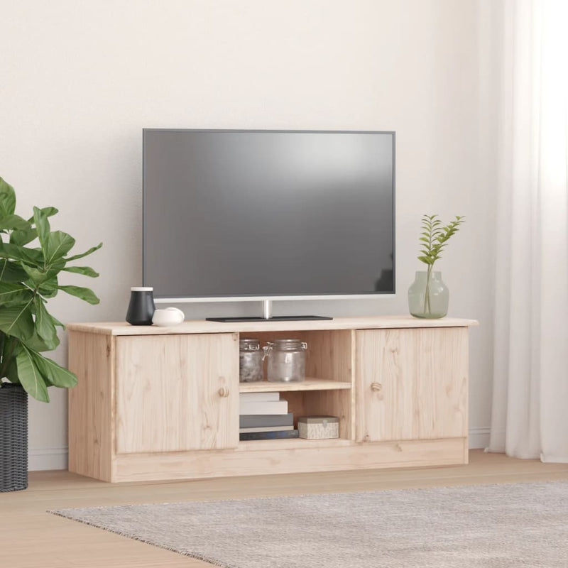 TV-meubel ALTA 112x35x41 cm massief grenenhout MeubelReus