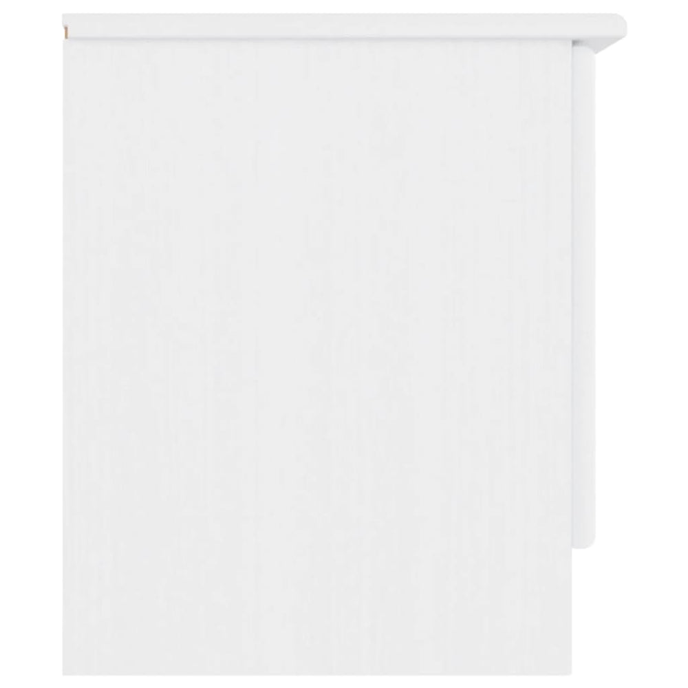 TV-meubel ALTA 112x35x41 cm massief grenenhout wit MeubelReus