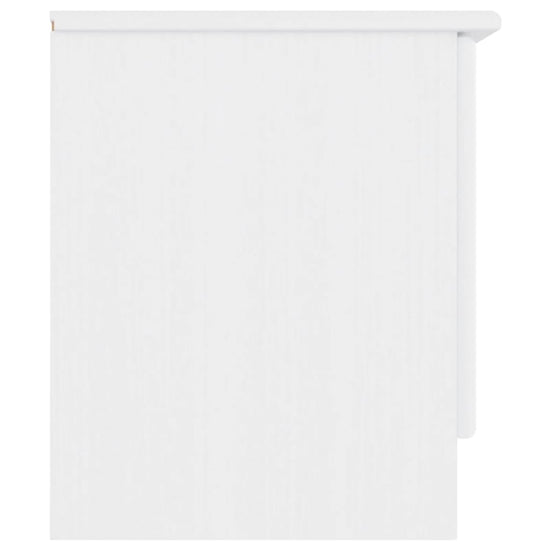 TV-meubel ALTA 112x35x41 cm massief grenenhout wit MeubelReus