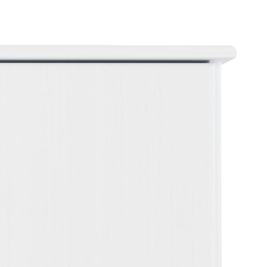 TV-meubel ALTA 112x35x41 cm massief grenenhout wit MeubelReus