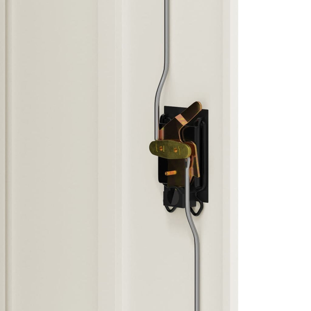 Archiefkast 90x40x70 cm staal antracietkleurig en wit MeubelReus