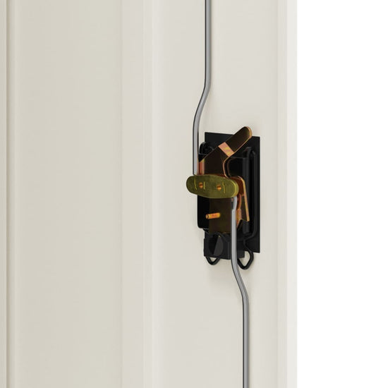 Archiefkast 90x40x70 cm staal antracietkleurig en wit MeubelReus