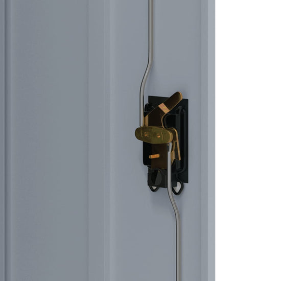 Archiefkast 90x40x70 cm staal lichtgrijs en donkergrijs MeubelReus