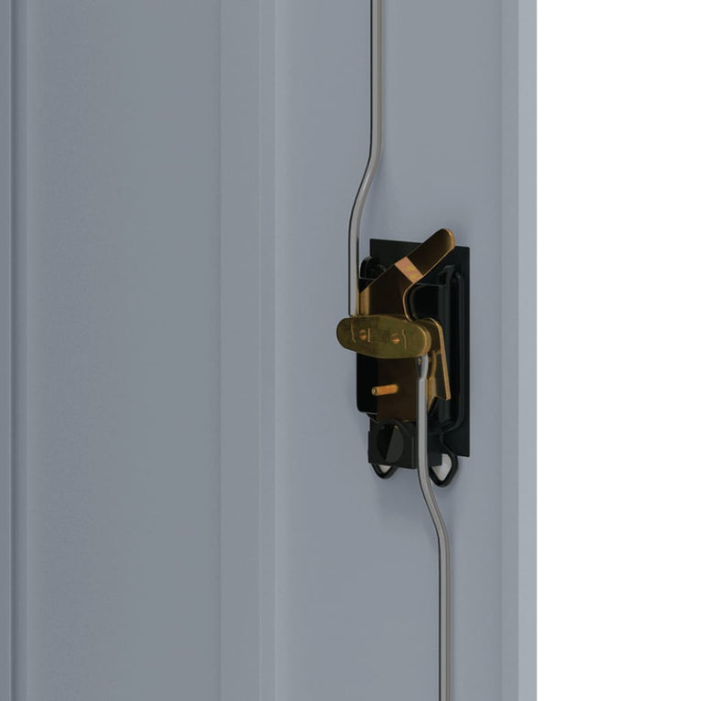 Archiefkast 90x40x70 cm staal lichtgrijs en donkergrijs MeubelReus