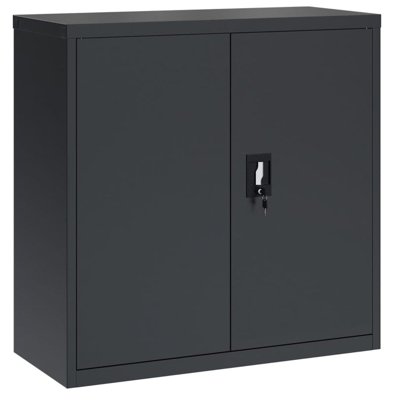 Archiefkast 90x40x90 cm staal antracietkleurig MeubelReus