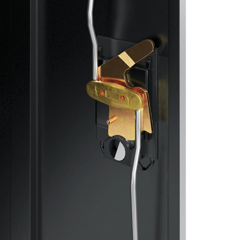 Archiefkast 90x40x90 cm staal antracietkleurig MeubelReus