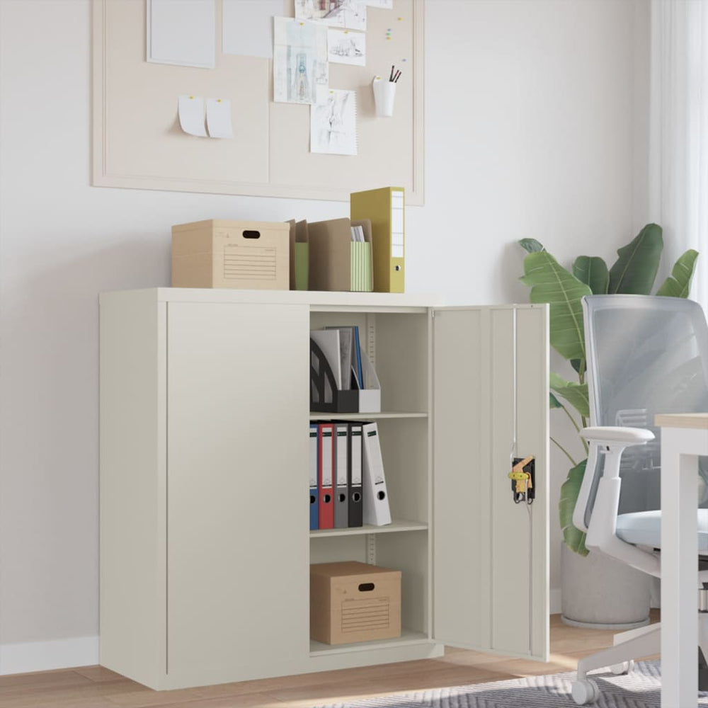 Archiefkast 90x40x105 cm staal wit MeubelReus