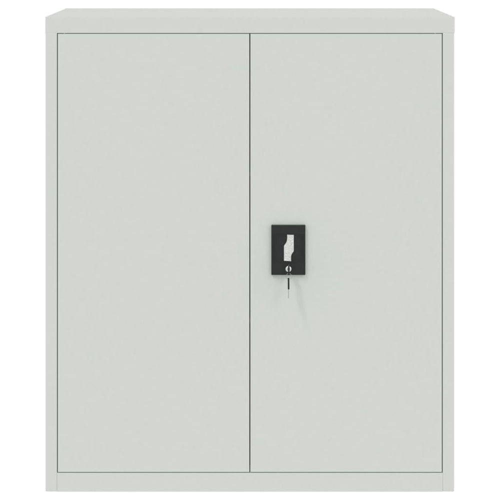 Archiefkast 90x40x105 cm staal lichtgrijs MeubelReus