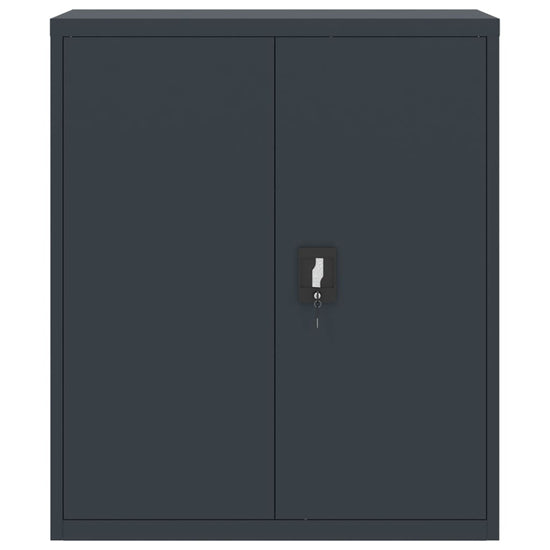 Archiefkast 90x40x105 cm staal antracietkleurig MeubelReus