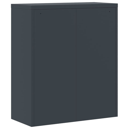Archiefkast 90x40x105 cm staal antracietkleurig MeubelReus