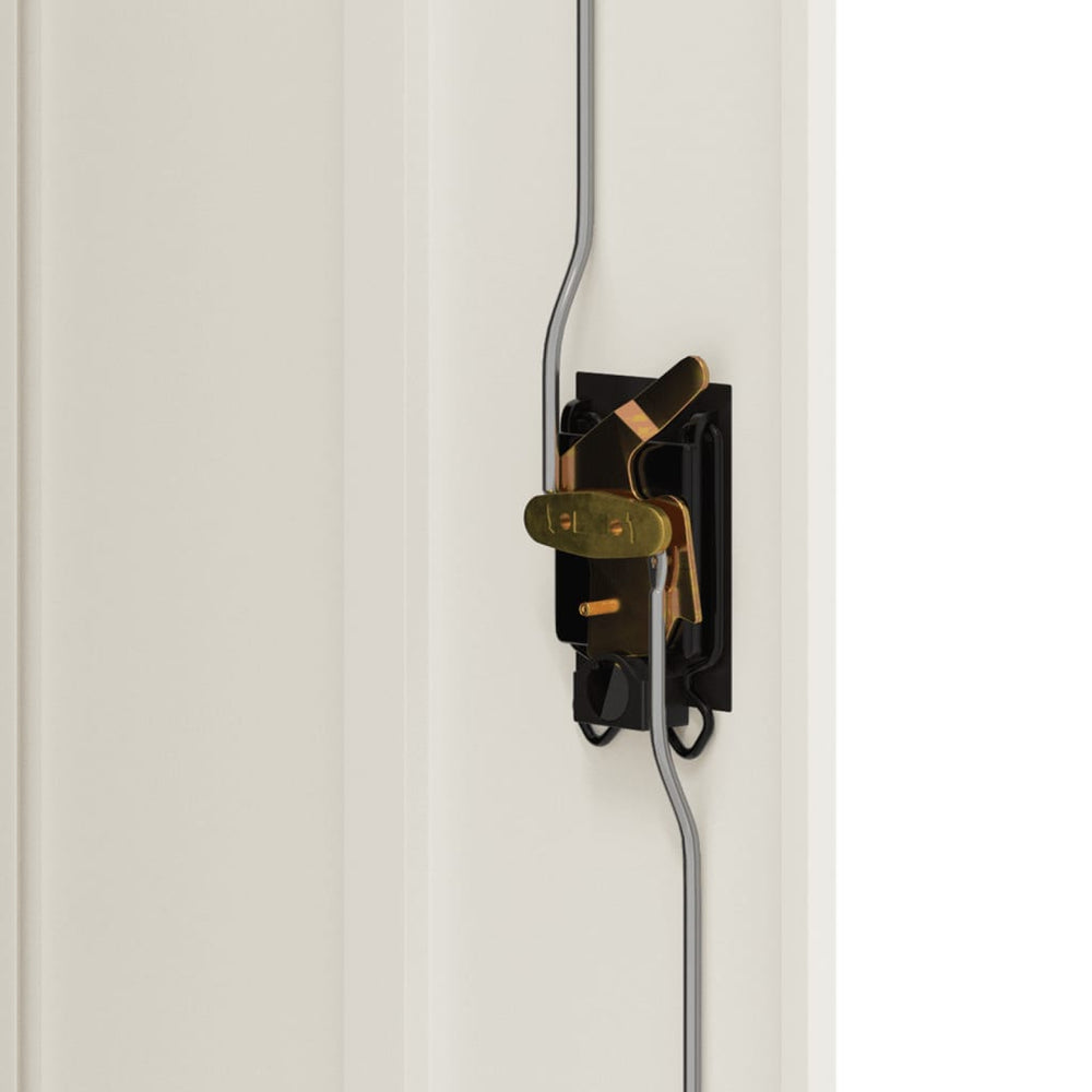 Archiefkast 90x40x105 cm staal antracietkleurig en wit MeubelReus