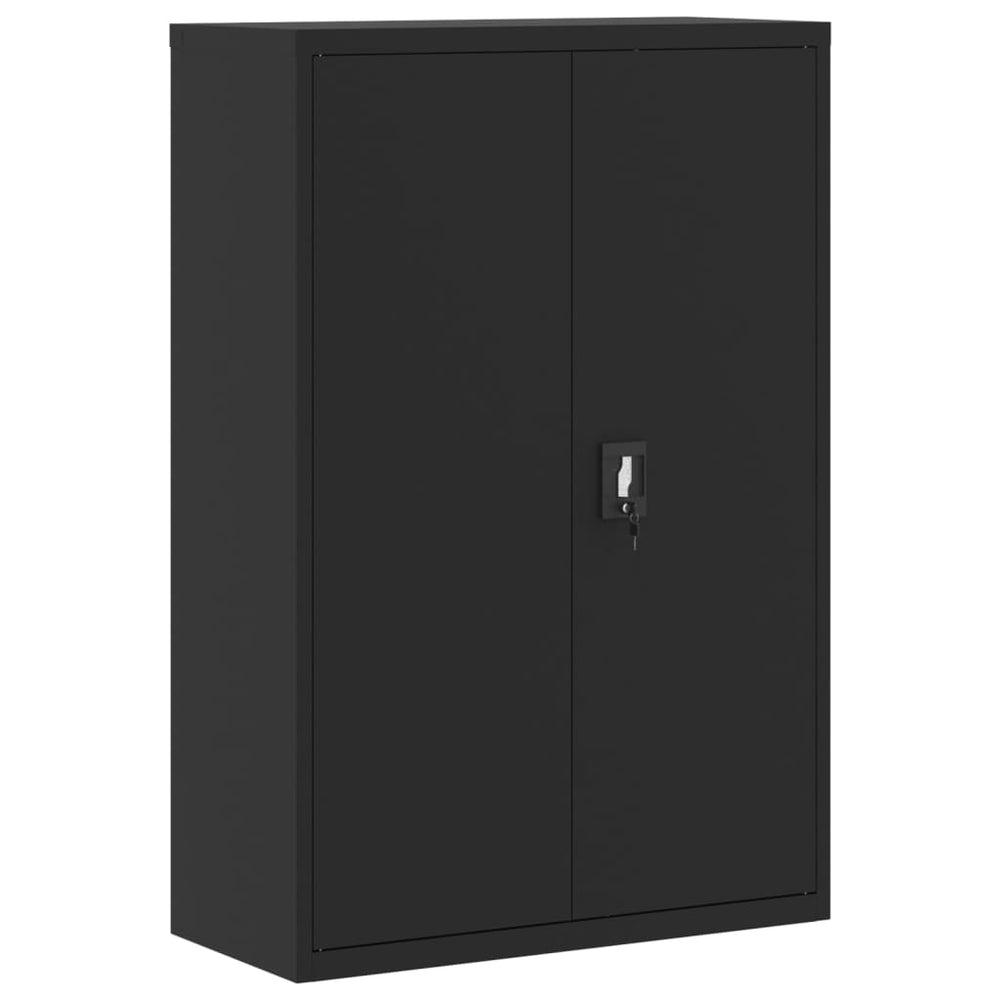 Archiefkast 90x40x140 cm staal zwart MeubelReus