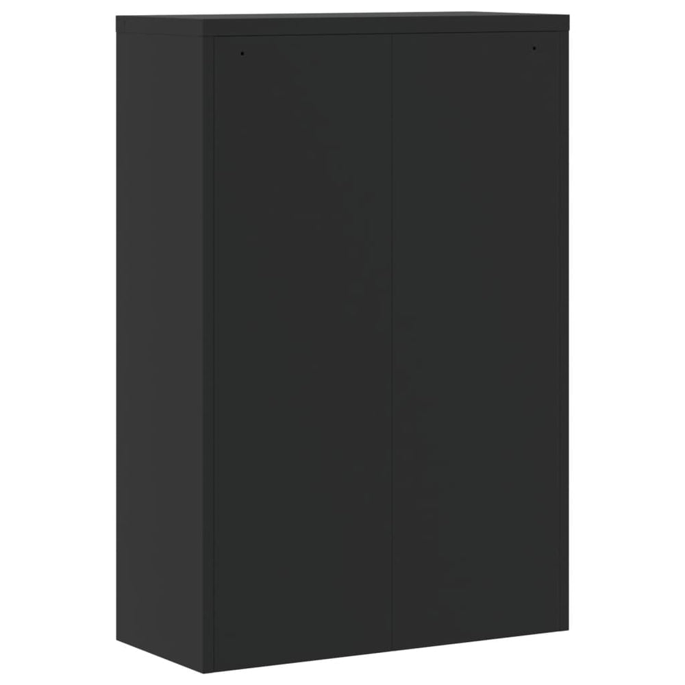 Archiefkast 90x40x140 cm staal zwart MeubelReus