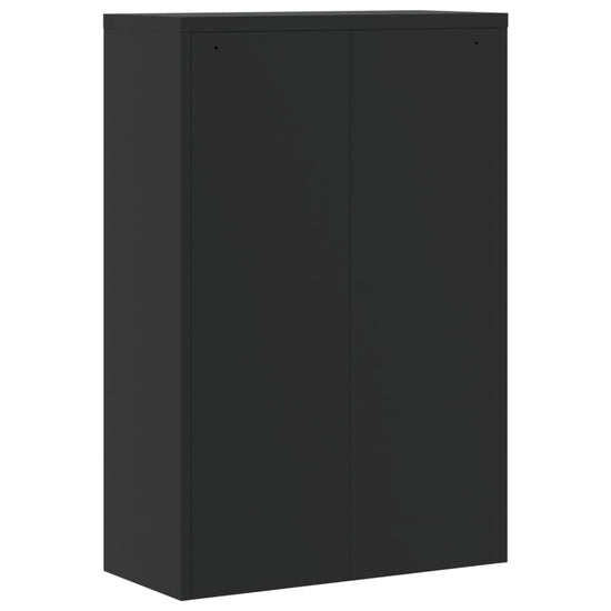 Archiefkast 90x40x140 cm staal zwart MeubelReus