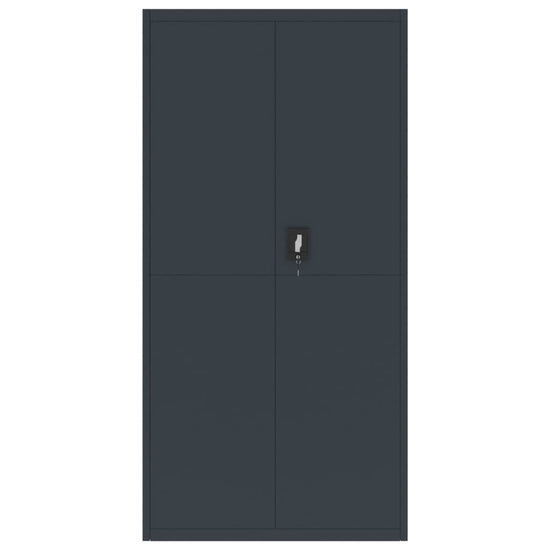 Archiefkast 90x40x180 cm staal antracietkleurig MeubelReus