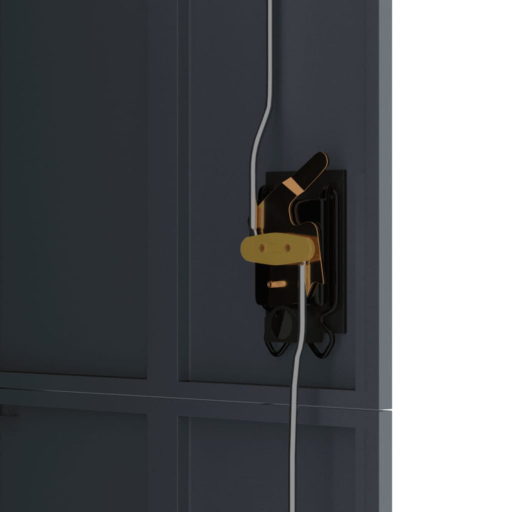 Archiefkast 90x40x180 cm staal antracietkleurig MeubelReus
