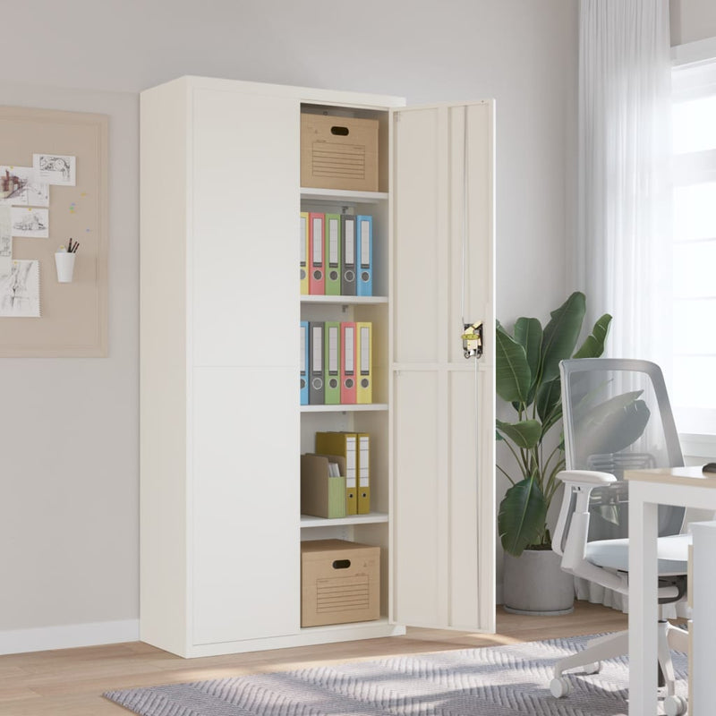 Archiefkast 90x40x200 cm staal wit MeubelReus