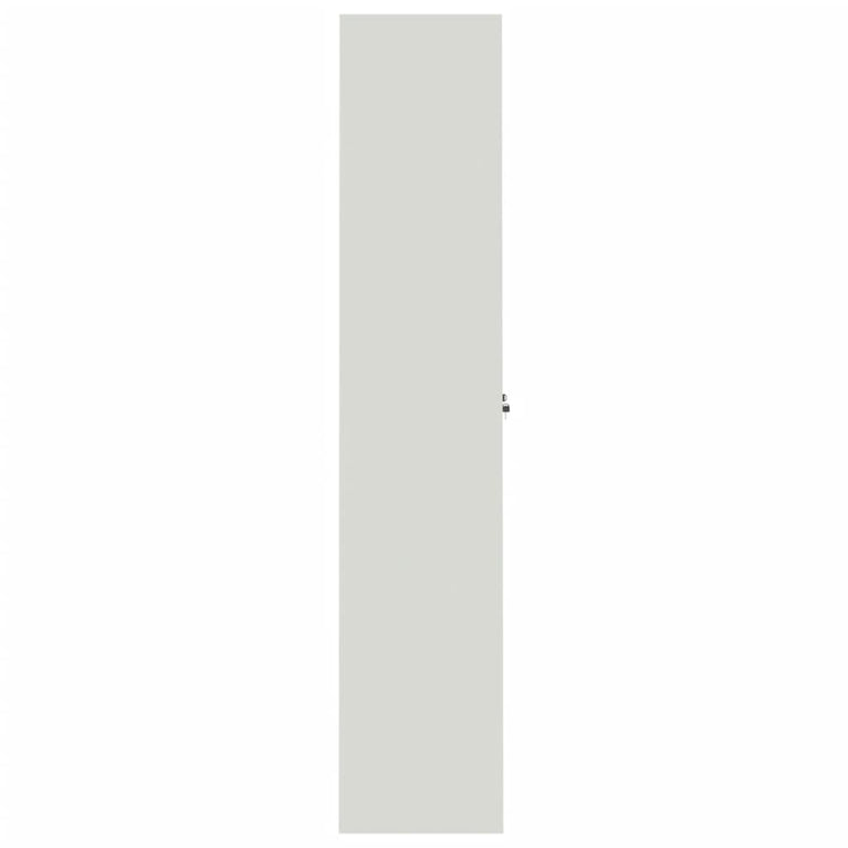 Archiefkast 90x40x200 cm staal lichtgrijs MeubelReus