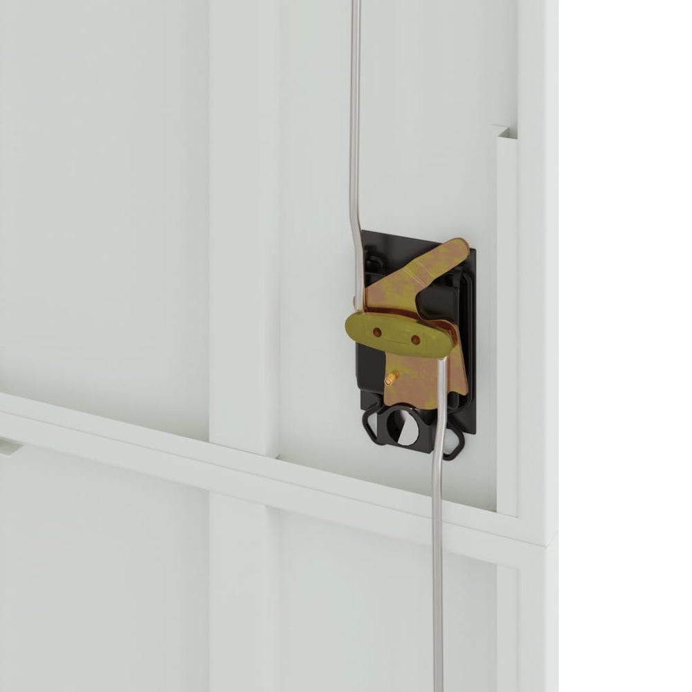 Archiefkast 90x40x200 cm staal lichtgrijs MeubelReus