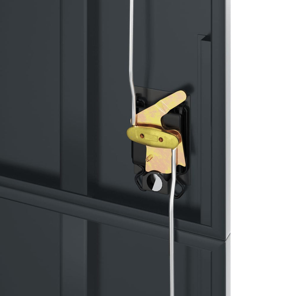 Archiefkast 90x40x200 cm staal antracietkleurig MeubelReus