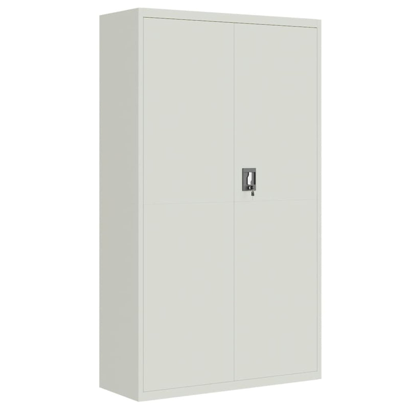 Archiefkast 105x40x180 cm staal lichtgrijs MeubelReus