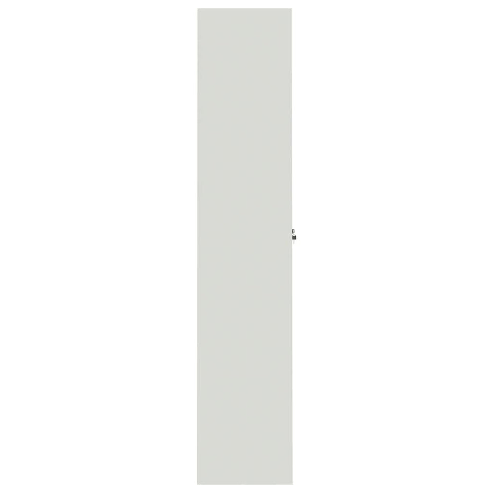 Archiefkast 105x40x180 cm staal lichtgrijs MeubelReus