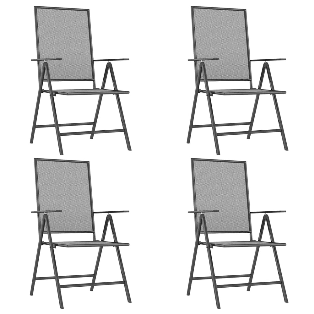 5-delige Tuinset staal antracietkleurig MeubelReus