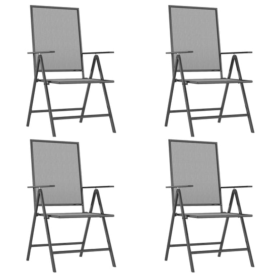 5-delige Tuinset staal antracietkleurig MeubelReus