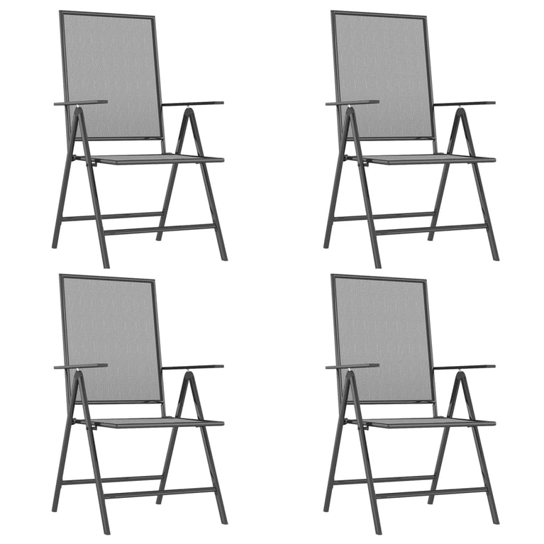 5-delige Tuinset staal antracietkleurig MeubelReus