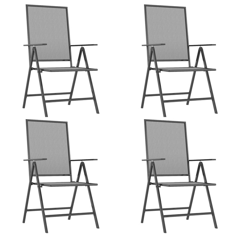 5-delige Tuinset staal antracietkleurig MeubelReus