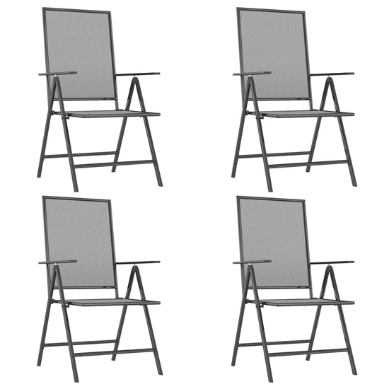 5-delige Tuinset staal antracietkleurig MeubelReus