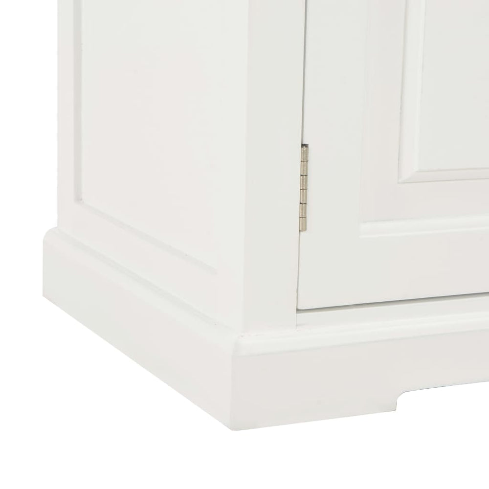 Tv-meubel 110x30x40 cm bewerkt hout wit MeubelReus
