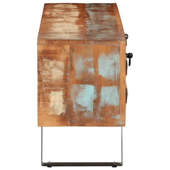 Tv-meubel 112x30x45 cm massief gerecycled hout MeubelReus