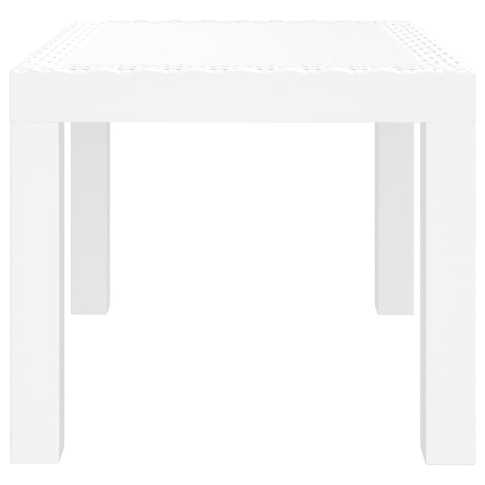 Tuintafel 59x47x40 cm PP wit MeubelReus