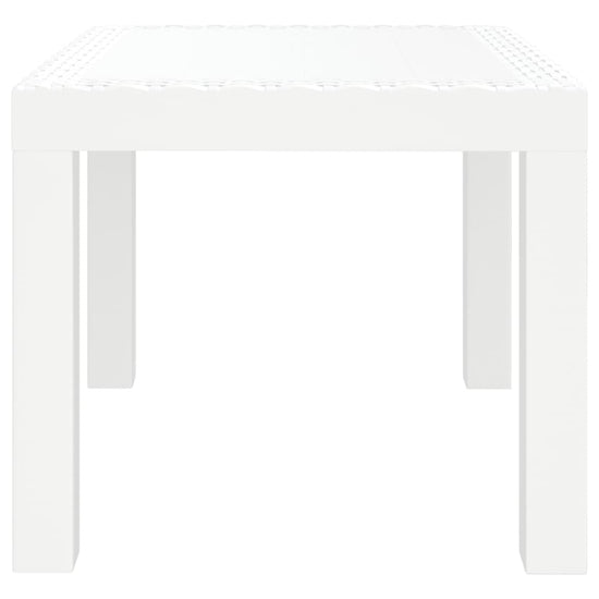 Tuintafel 59x47x40 cm PP wit MeubelReus
