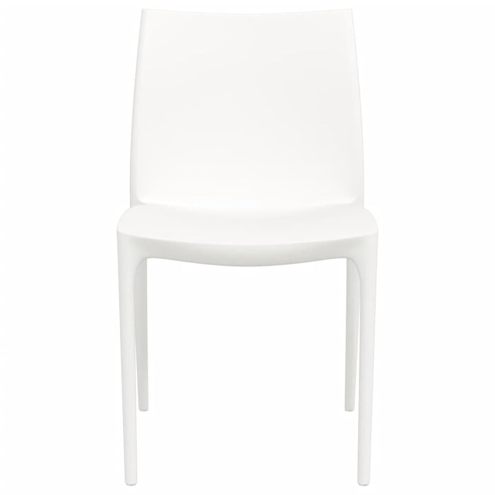 Tuinstoelen 2 st 50x46x80 cm polypropeen wit MeubelReus