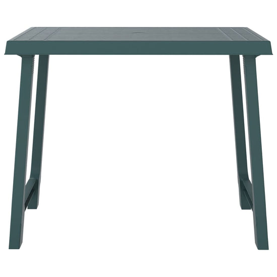 Campingtafel hout-look 79x56x64 cm PP groen MeubelReus