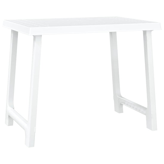 Campingtafel hout-look 79x56x64 cm PP wit MeubelReus