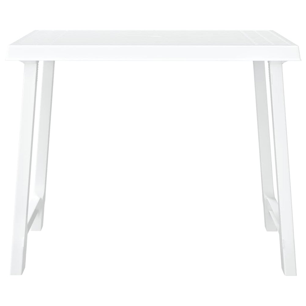 Campingtafel hout-look 79x56x64 cm PP wit MeubelReus