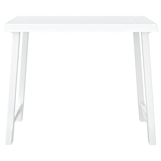 Campingtafel hout-look 79x56x64 cm PP wit MeubelReus