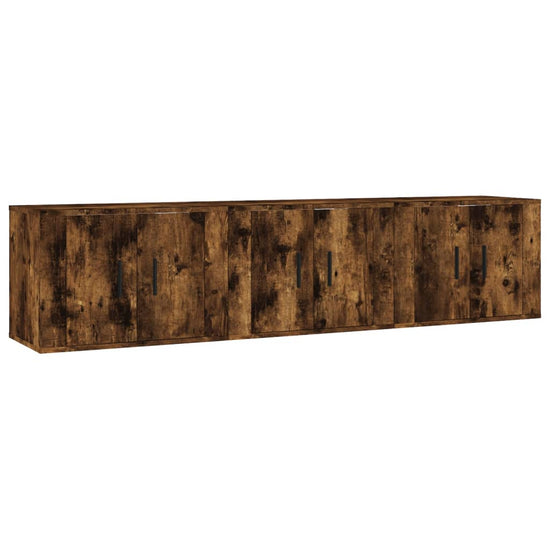 Tv-wandmeubels 3 st 57x34,5x40 cm gerookt eikenkleurig MeubelReus