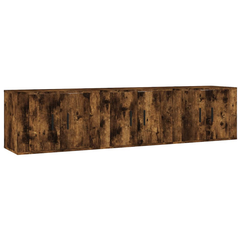 Tv-wandmeubels 3 st 57x34,5x40 cm gerookt eikenkleurig MeubelReus