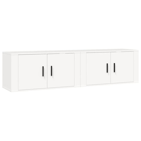 Tv-wandmeubels 2 st 80x34,5x40 cm wit MeubelReus