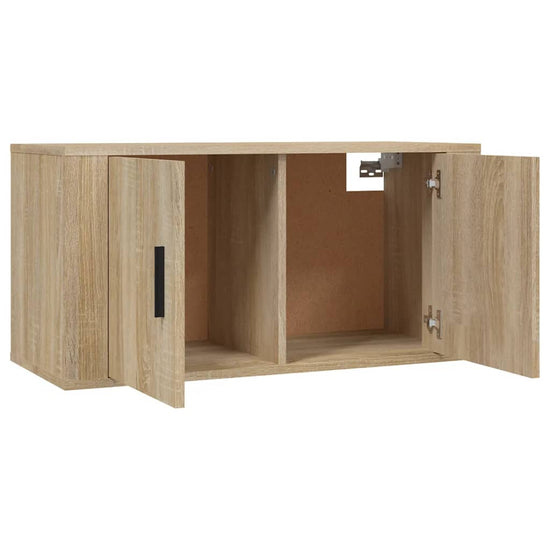 Tv-wandmeubels 2 st 80x34,5x40 cm sonoma eikenkleurig MeubelReus