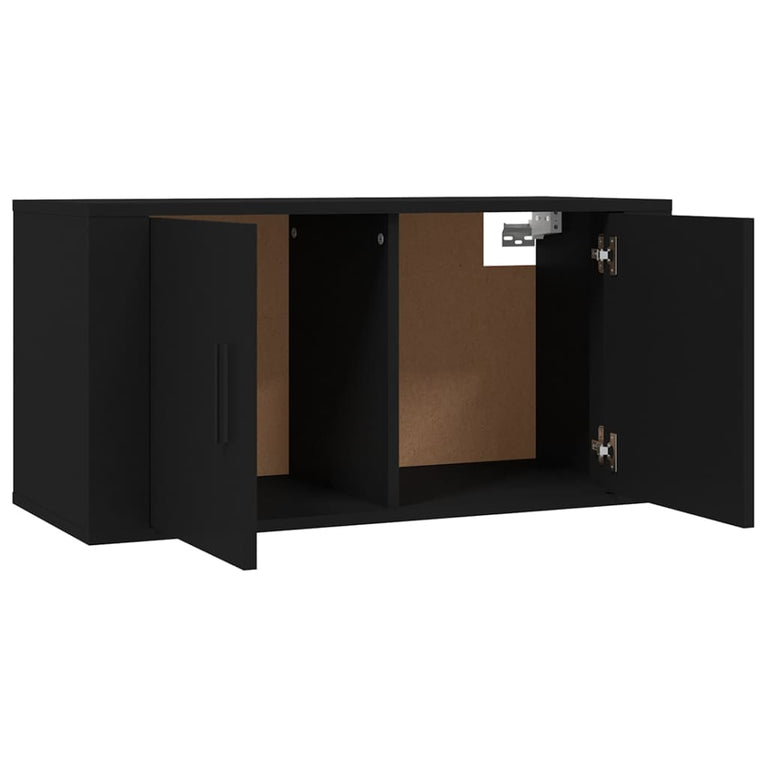 Tv-wandmeubels 3 st 80x34,5x40 cm zwart MeubelReus