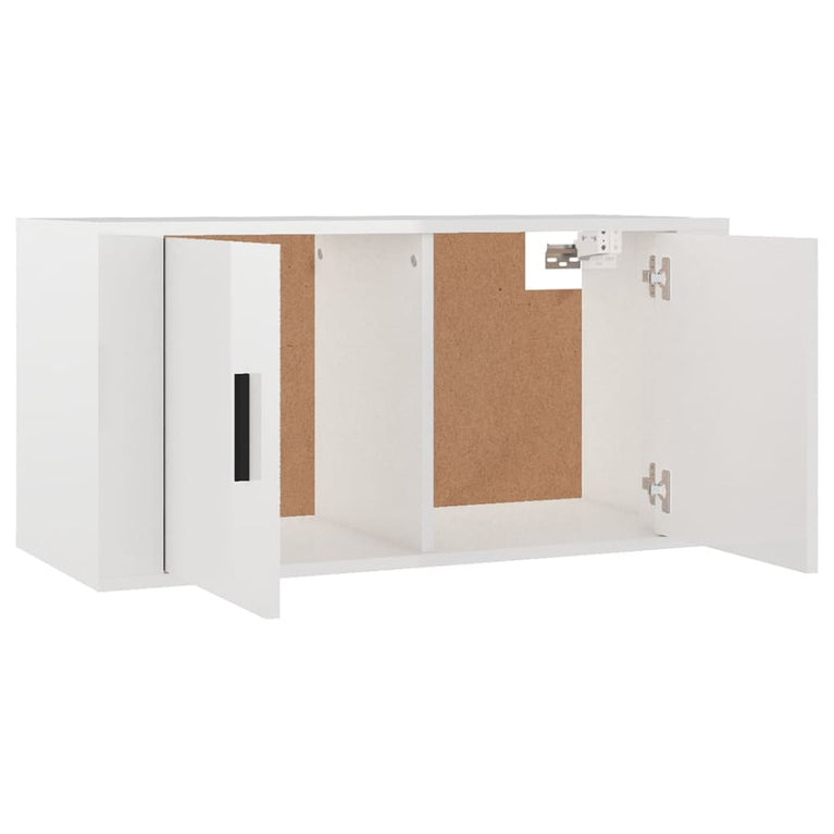 Tv-wandmeubels 3 st 80x34,5x40 cm hoogglans wit MeubelReus