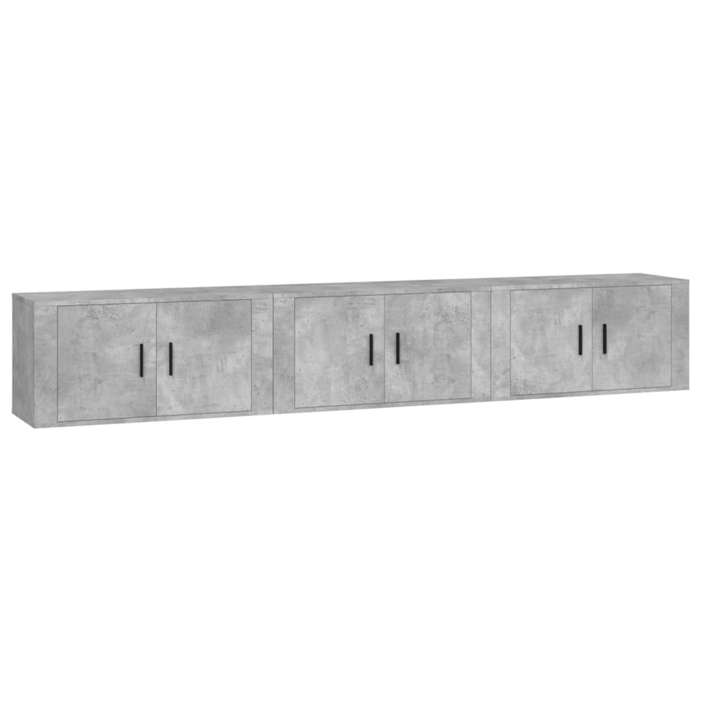 Tv-wandmeubels 3 st 80x34,5x40 cm betongrijs MeubelReus