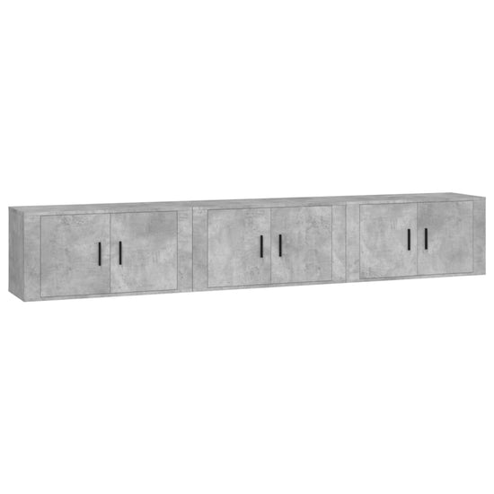 Tv-wandmeubels 3 st 80x34,5x40 cm betongrijs MeubelReus