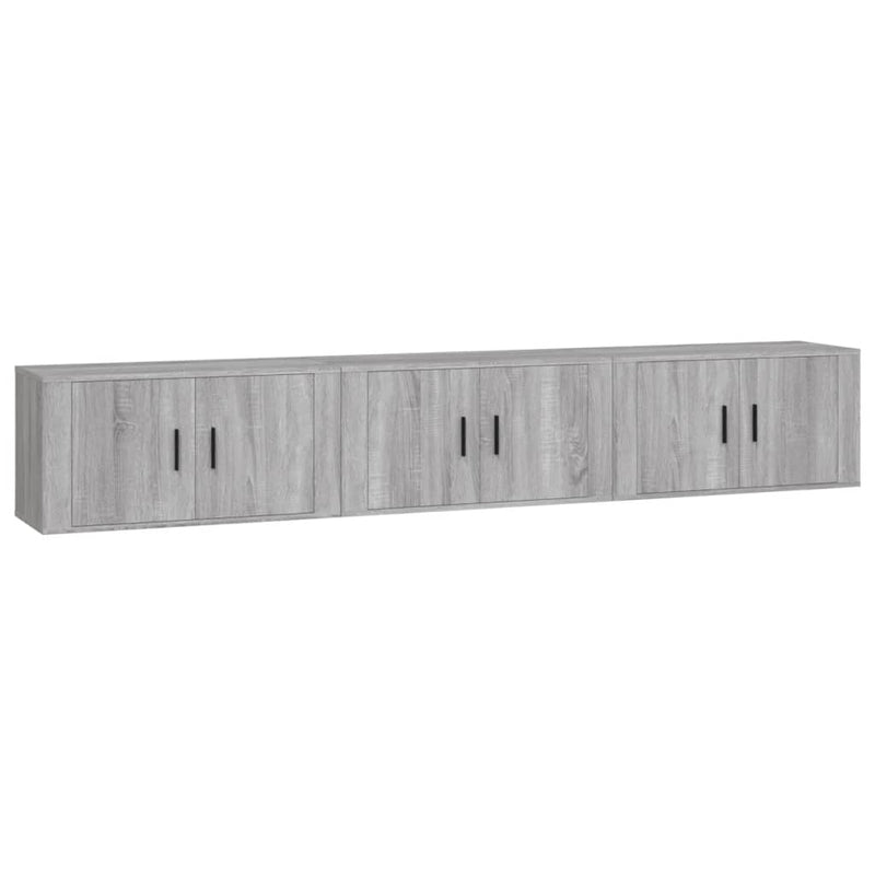 Tv-wandmeubels 3 st 80x34,5x40 cm grijs sonoma eikenkleurig MeubelReus