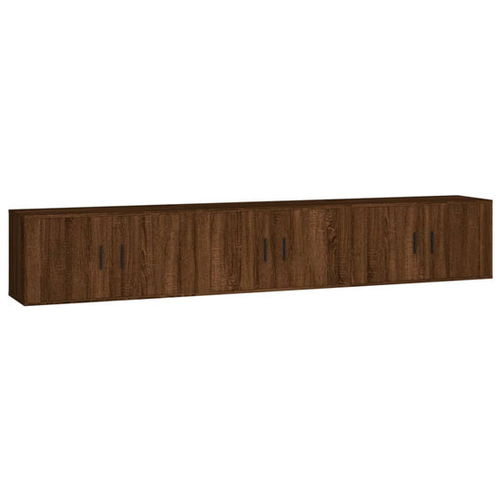 Tv-wandmeubels 3 st 80x34,5x40 cm bruin eikenkleur MeubelReus